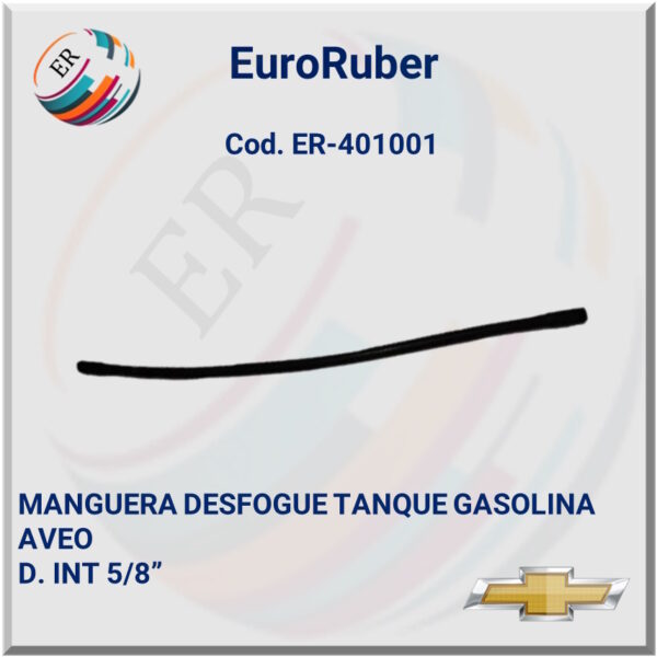 MANGUERA DESFOGUE TANQUE GASOLINA  AVEO