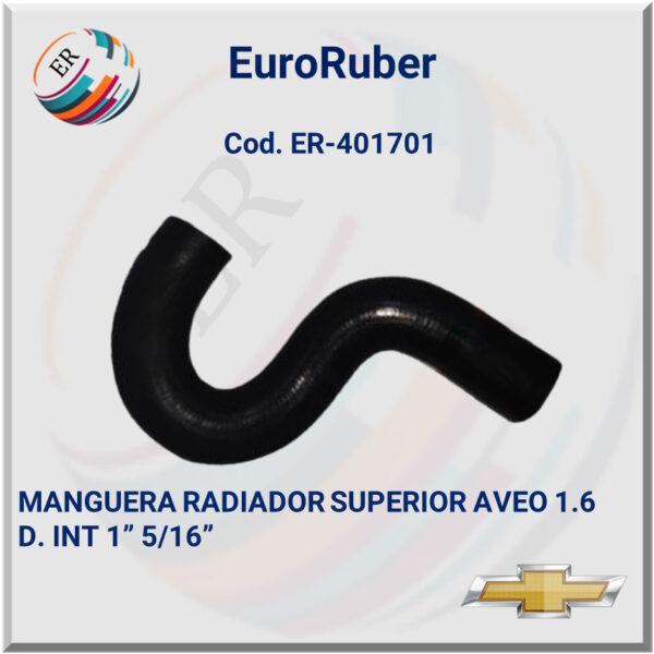 MANGUERA RADIADOR SUPERIOR AVEO 1.6