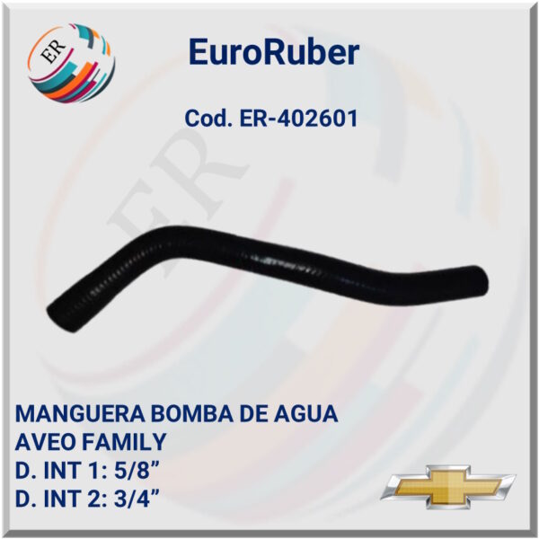MANGUERA BOMBA DE AGUA AVEO FAMILY
